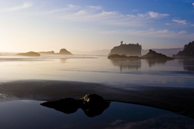 Ruby Beach At Sunset